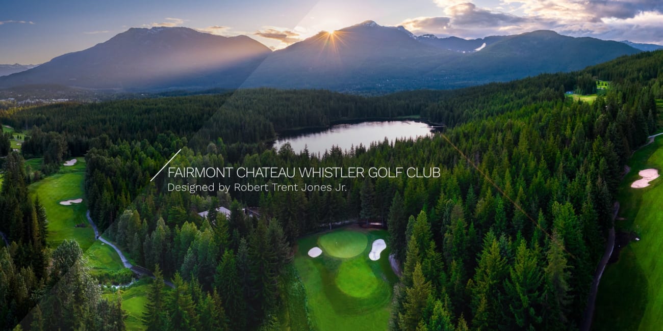 Fairmont Chateau Whistler Golf Club in the mountains near Whistler