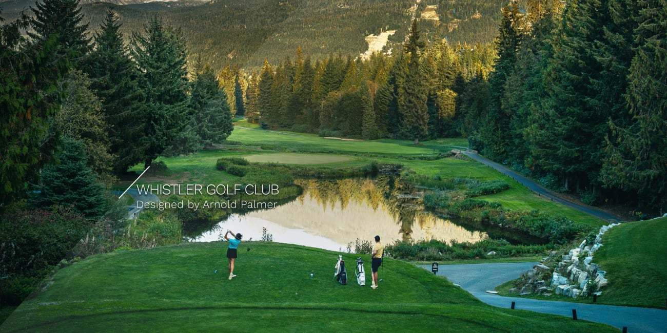 Whistler Golf Club in the mountains near Whistler