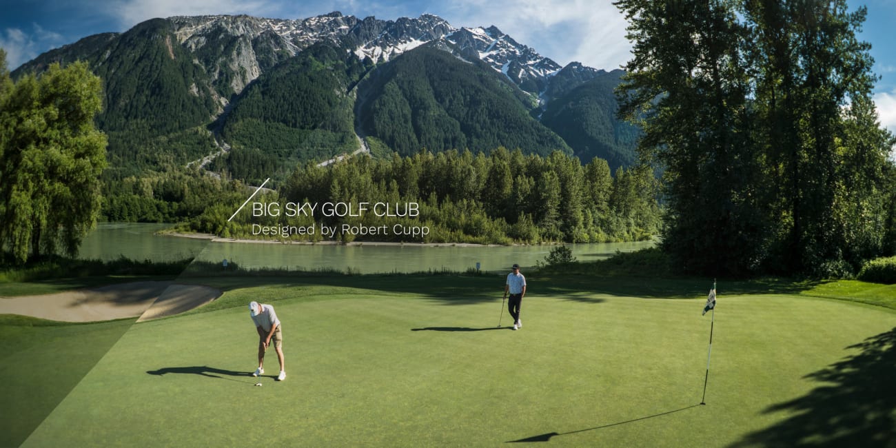 Big Sky Golf Club in the mountains near Whistler